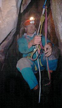 Stephan prepares to climb in Toad Haul[PSwart]